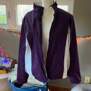 Purple and White Jacket